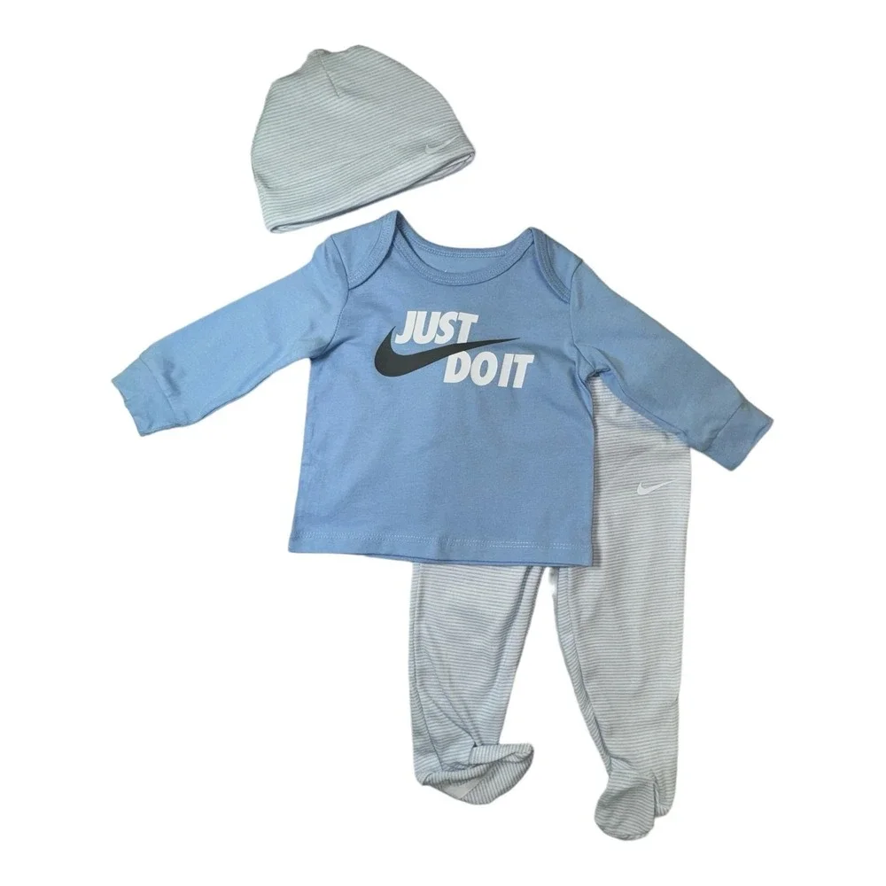 Nike Baby Girls 3-Piece Futura Shirt, Pants & Hat Set - 6 Months